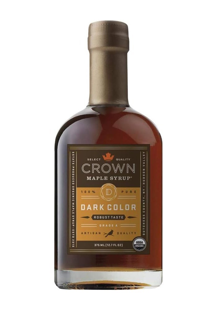 Crown Maple Dark Color Organic Maple Syrup - 12.7 Fl Oz - Image 1
